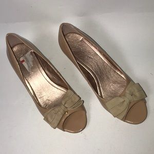 BCBG Generation Wedged Open Toe Shoes